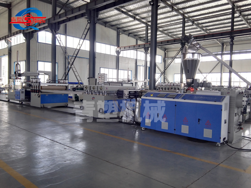 PVC結皮發(fā)泡板生產(chǎn)線SJSZ80/156