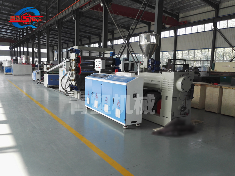 PVC結皮發(fā)泡板生產(chǎn)線SJSZ80/156